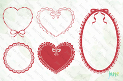 Valentines Frames SVG PNG Clipart Bundle Product Image 4