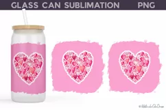 Valentines Glass Can | Valentines Libbey Glass Product Image 3
