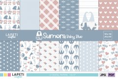 Valentines Gnome Digital Paper Pack for Scrapbooking