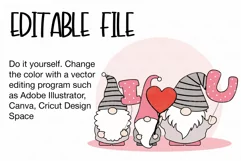 valentines Gnome SVG