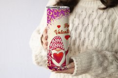 Valentines gnome tumbler sublimation design wrap 20 Oz, gnome tumbler design, gnome tumbler wrap.