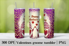 Valentines gnome tumbler sublimation design wrap 20 Oz, gnome tumbler design, gnome tumbler wrap.
