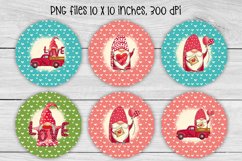 Valentines gnome wind spinner sublimation design, Valentines gnome sublimation, wind spinner bundle, Valentines wind spinner.