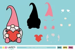 Gnome SVG Cut file for Cricut | 3 Styles | SVG - PNG -EPS Product Image 2