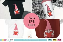 Gnome SVG Cut file for Cricut | 3 Styles | SVG - PNG -EPS Product Image 3