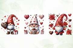 Valentines Gnomes Sublimation Clipart Product Image 2