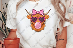 Valentines Highland Cow Png Product Image 2