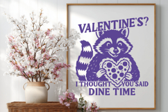 Valentine's I Thought You Said Dine Time Funny SVG PNG Print Product Image 2