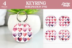 Valentines Keyring Sublimation