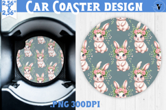 Love Car coaster | Valentine pattern | Valentine's day Product Image 1