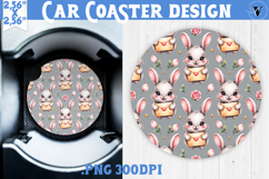 Love Car coaster | Valentine pattern | Valentine's day Product Image 1