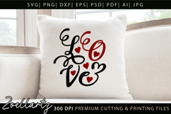 Valentine's Day SVG PNG EPS DXF Love Heart SVG for Cricut Product Image 4