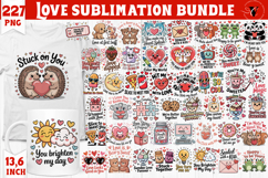 Cute Valentine's sublimation bundle | Valentines day clipart Product Image 1
