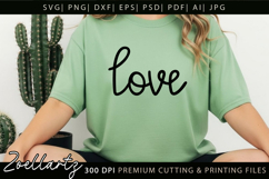 Valentine's Day SVG PNG EPS DXF Love Heart SVG for Cricut Product Image 2