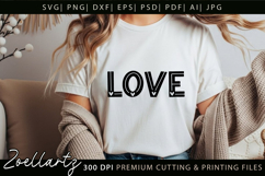 Valentine's Day SVG PNG EPS DXF Love Heart SVG for Cricut Product Image 2