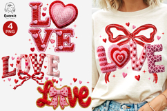 Latch Hook Yarn Love Valentines Crochet Coquette Heart Png Product Image 1