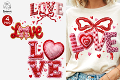 Latch Hook Yarn Love Valentines Crochet Coquette Heart Png Product Image 1