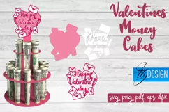 Valentines Money Cake SVG Bundle | Money Holder SVG Product Image 5