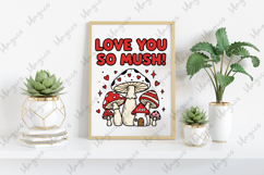 Valentines Mushroom PNG Product Image 3