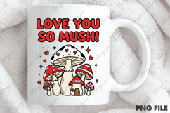 Valentines Mushroom PNG Product Image 4