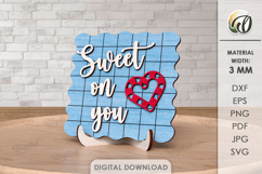Valentine’s Day Notes Stands Bundle Lasercut. Valentine SVG Product Image 8
