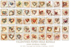 Mega Bundle Valentines Junk Journal Digital Paper Product Image 4