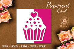 Valentines Papercut Card SVG Product Image 1