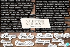 Valentines Sentiments Printables PNGs Product Image 1