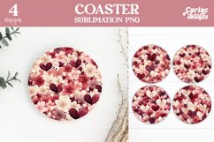Valentines Square Coaster Sublimation