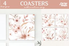 Valentines Square Coaster Sublimation Designs