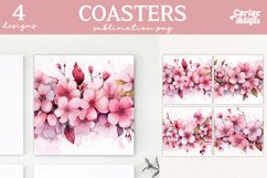 Valentines Square Coaster Sublimation Designs
