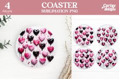 Valentines Square Coaster Sublimation