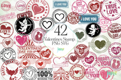 Valentines Stamp PNG SVG Product Image 1