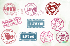 Valentines Stamp PNG SVG Product Image 9
