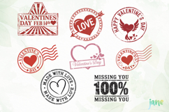 Valentines Stamp PNG SVG Product Image 6