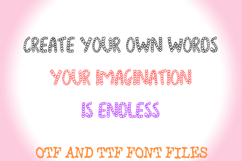 Valentines Sweetheart Font Love Heart Cute Typeface Letters Product Image 3