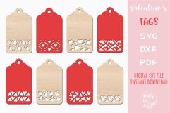 Valentine Gift Tags bundle, Valentine&#039;s Day Cutouts Product Image 1