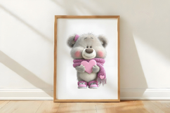 Valentines Teddy Bear Clipart Product Image 2
