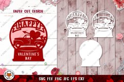 Happy Valentines Day Card Bundle SVG | Valentine Paper Cut Product Image 9