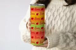 Valentines day love sublimation tumbler wrap 20 Oz, heart love tumbler design, tumbler wrap.