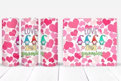  Valentines Gnome Tumbler Sublimation I 20 Oz Valentines Tumbler Wrap I 20 Oz Tumbler Wrap PNG