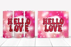 Groovy Valentines Tumbler Sublimation I 20 Oz Tumbler Wrap