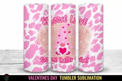  Valentines Gnome Tumbler Sublimation I 20 Oz Valentines Tumbler Wrap I 20 Oz Tumbler Wrap PNG