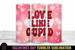 Groovy Valentines Tumbler Sublimation I 20 Oz Tumbler Wrap I 20 Oz Tumbler Wrap PNG