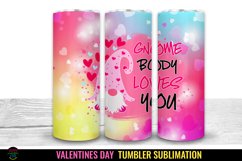  Valentines Gnome Tumbler Sublimation I 20 Oz Valentines Tumbler Wrap I 20 Oz Tumbler Wrap PNG