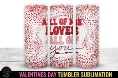 Groovy Valentines Tumbler Sublimation I 20 Oz Tumbler Wrap I  20 Oz Tumbler Wrap PNG