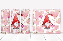  Valentines Gnome Tumbler Sublimation I 20 Oz Valentines Tumbler Wrap I 20 Oz Tumbler Wrap PNG