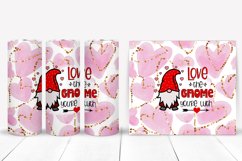  Valentines Gnome Tumbler Sublimation I 20 Oz Valentines Tumbler Wrap I 20 Oz Tumbler Wrap PNG