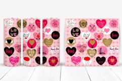  Valentines Hearts Tumbler Sublimation I 20 Oz Valentines Tumbler Wrap I 20 Oz Tumbler Wrap PNG