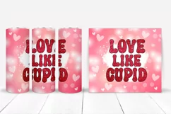 Groovy Valentines Tumbler Sublimation I 20 Oz Tumbler Wrap I 20 Oz Tumbler Wrap PNG